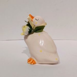 Vintage Enesco Porcelain Easter Duckling Figurine 4"